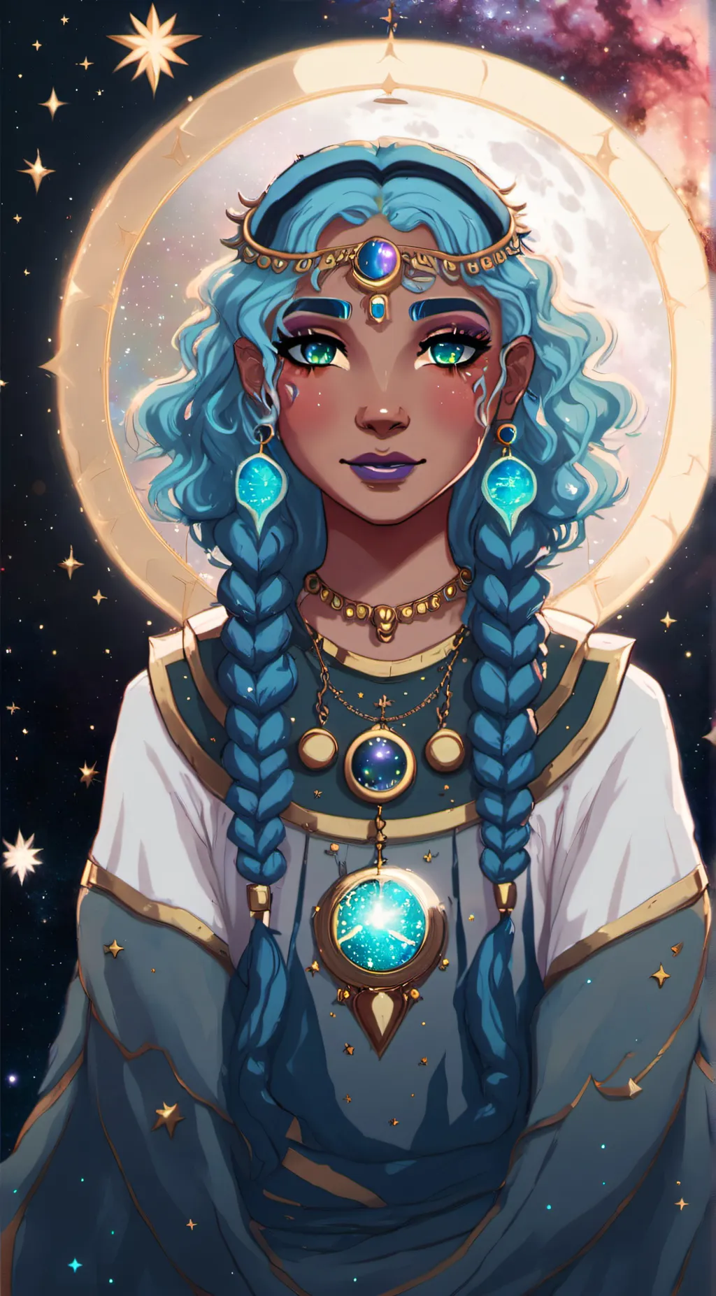 ai character: Akari  background