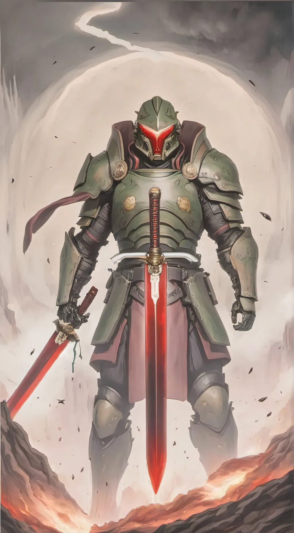 ai character: doom slayer  background