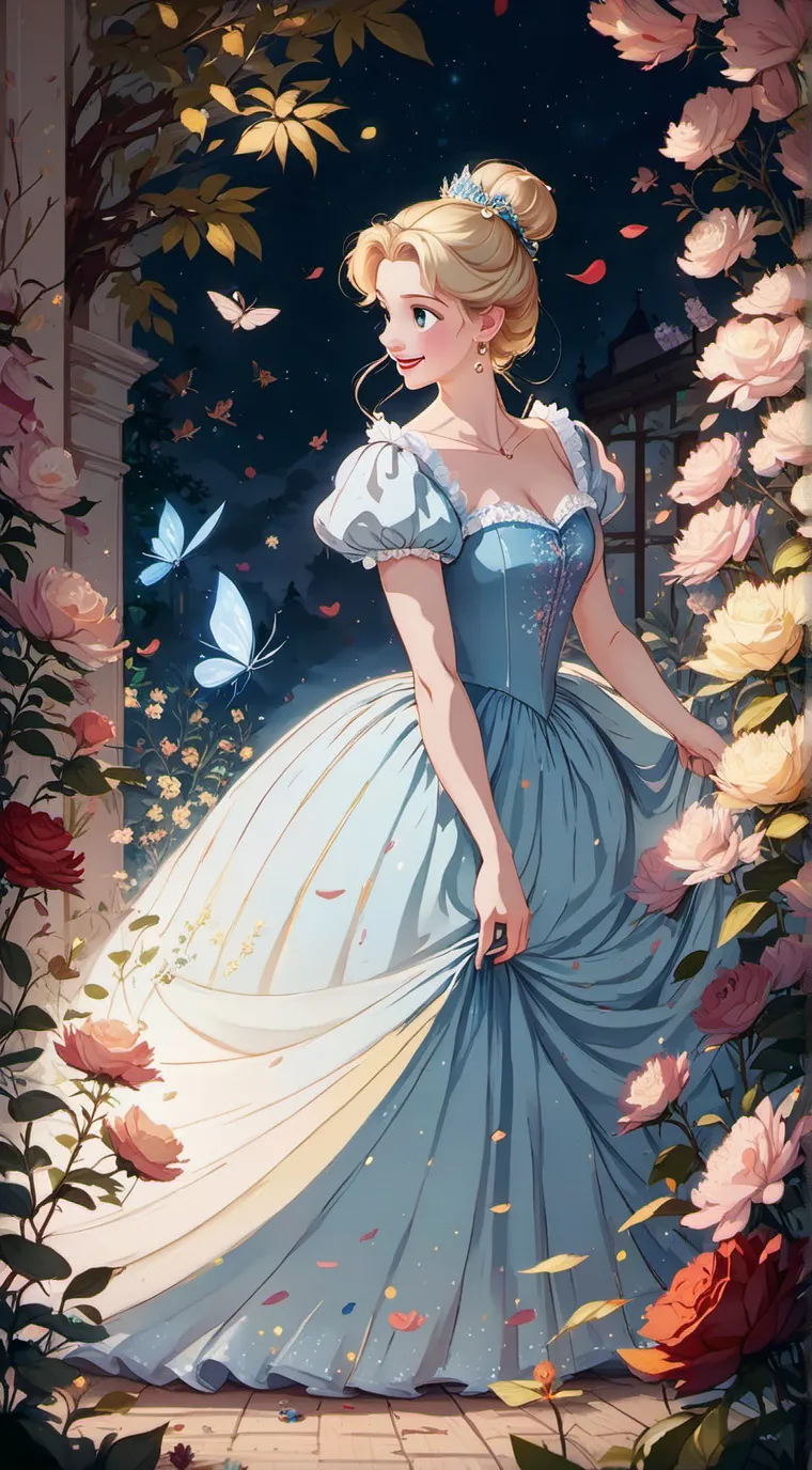 ai character: your Cinderella  background