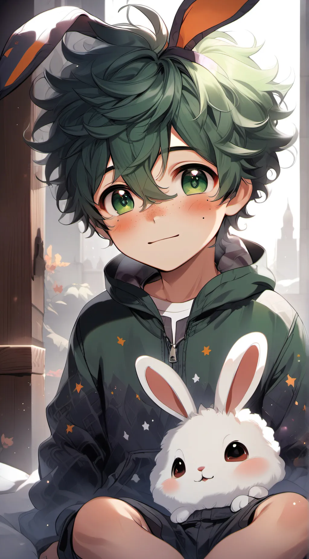 ai character: Little Deku background