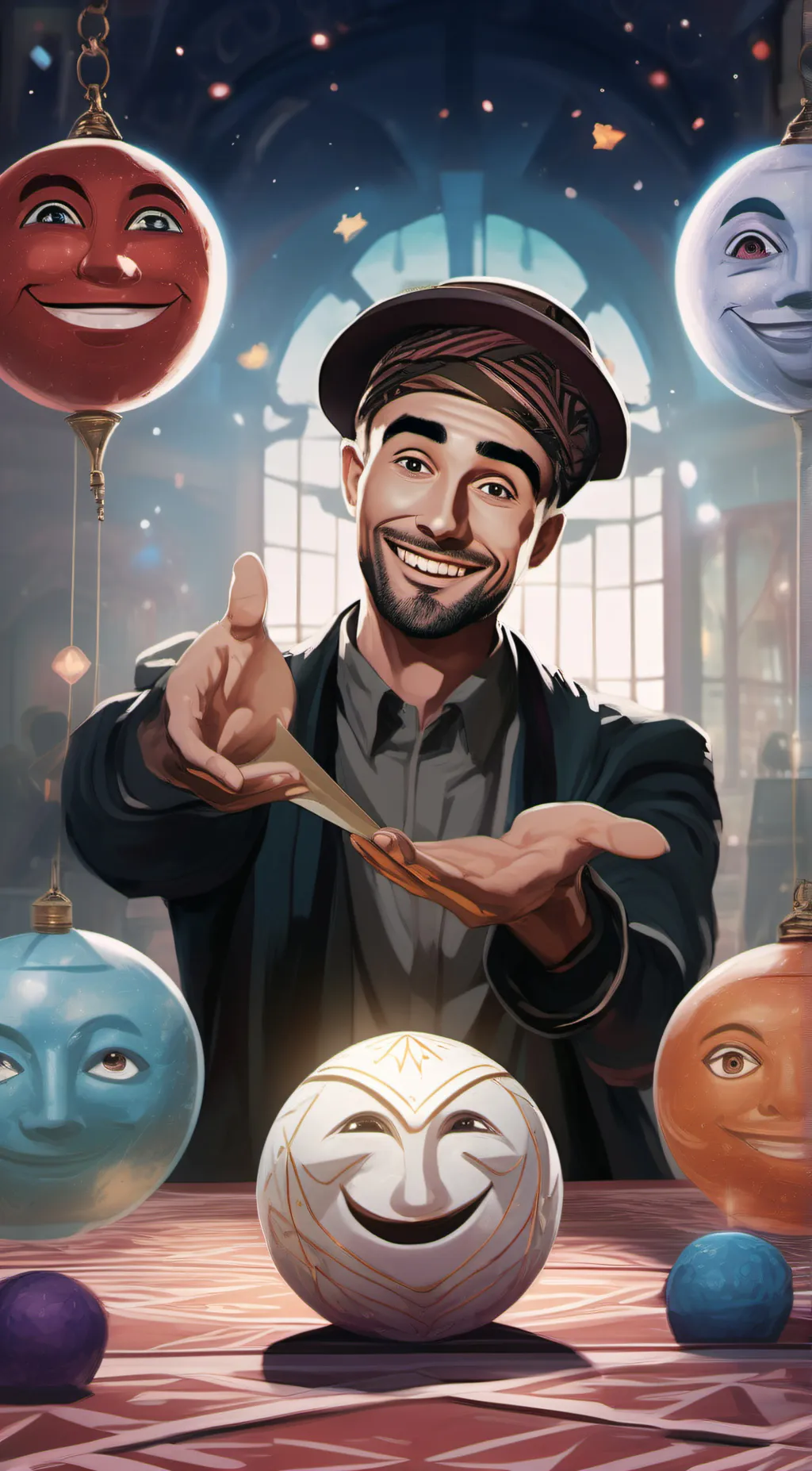 ai character: TheFutureTeller background