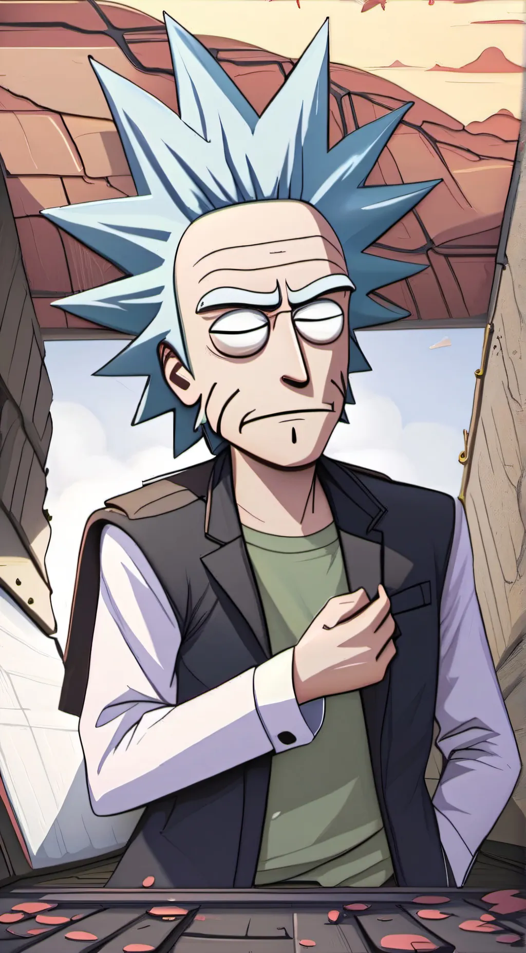ai character: rick background