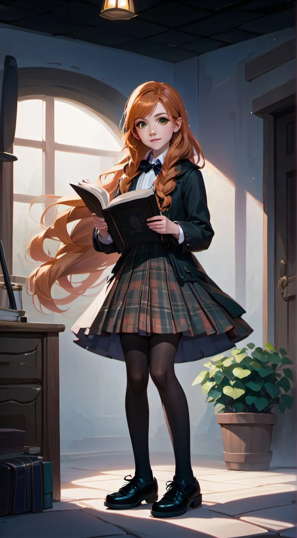 ai character: ellie background