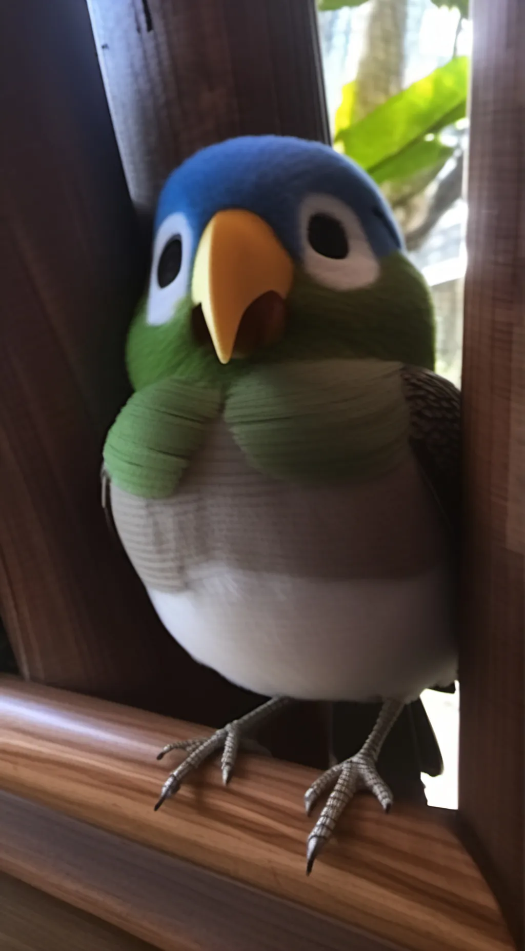 ai character: Peppy da bird background