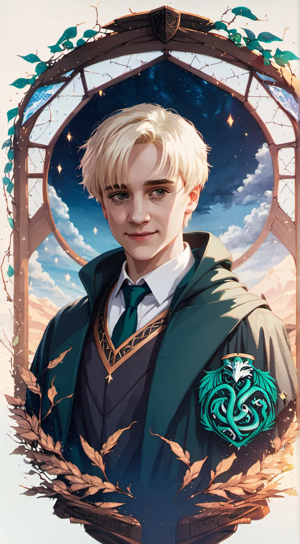 ai character: Draco malfoy  background