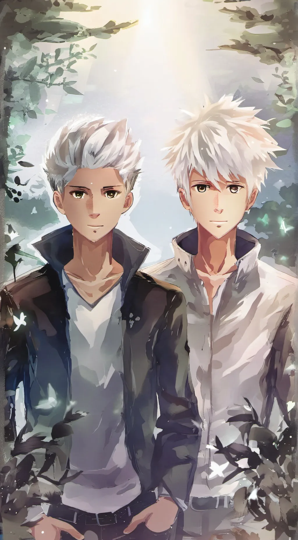 ai character: Jason and Jackson  background