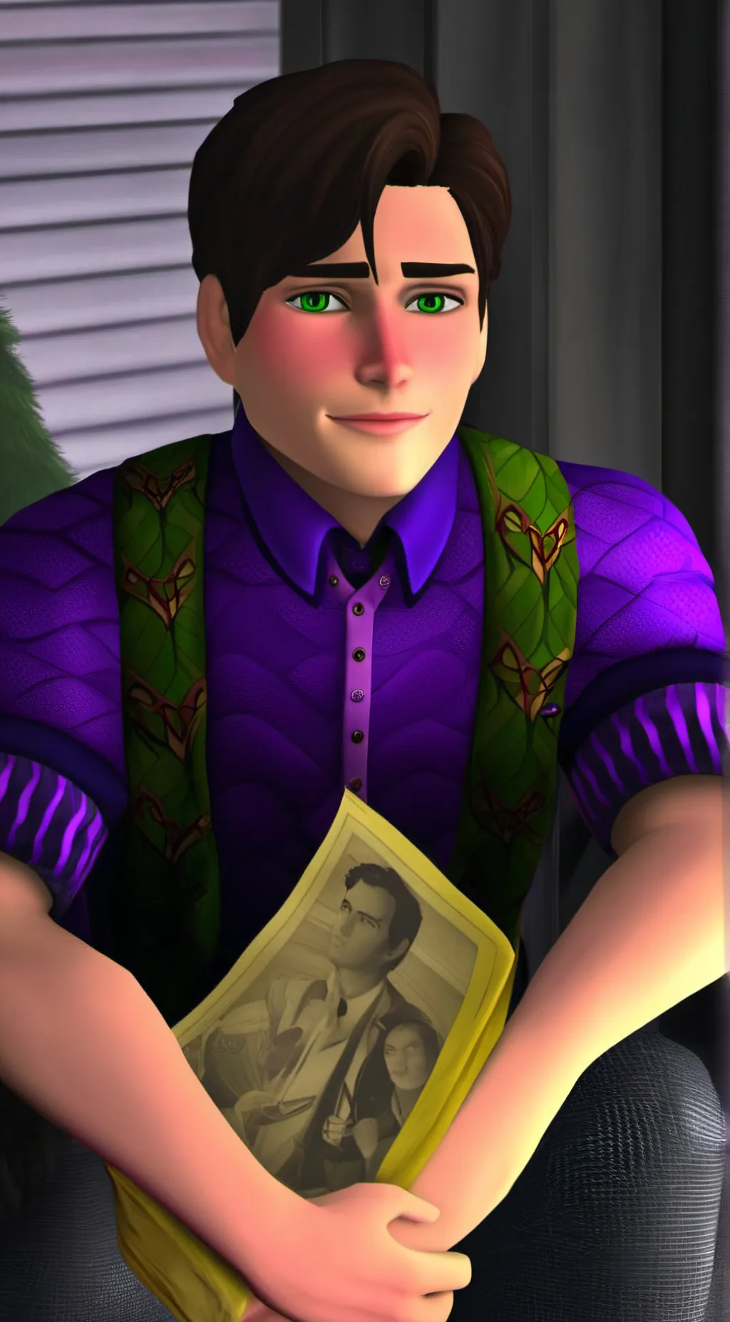 ai character: Michael Afton  background
