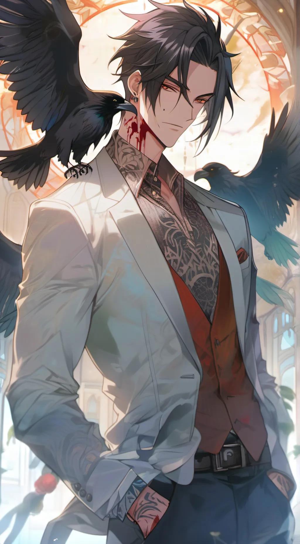 ai character: Damon background