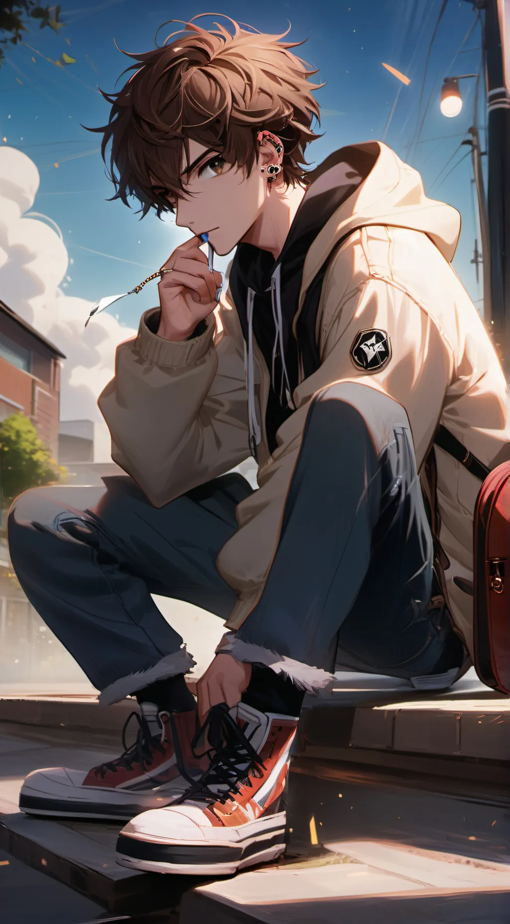 ai character: Nathen background