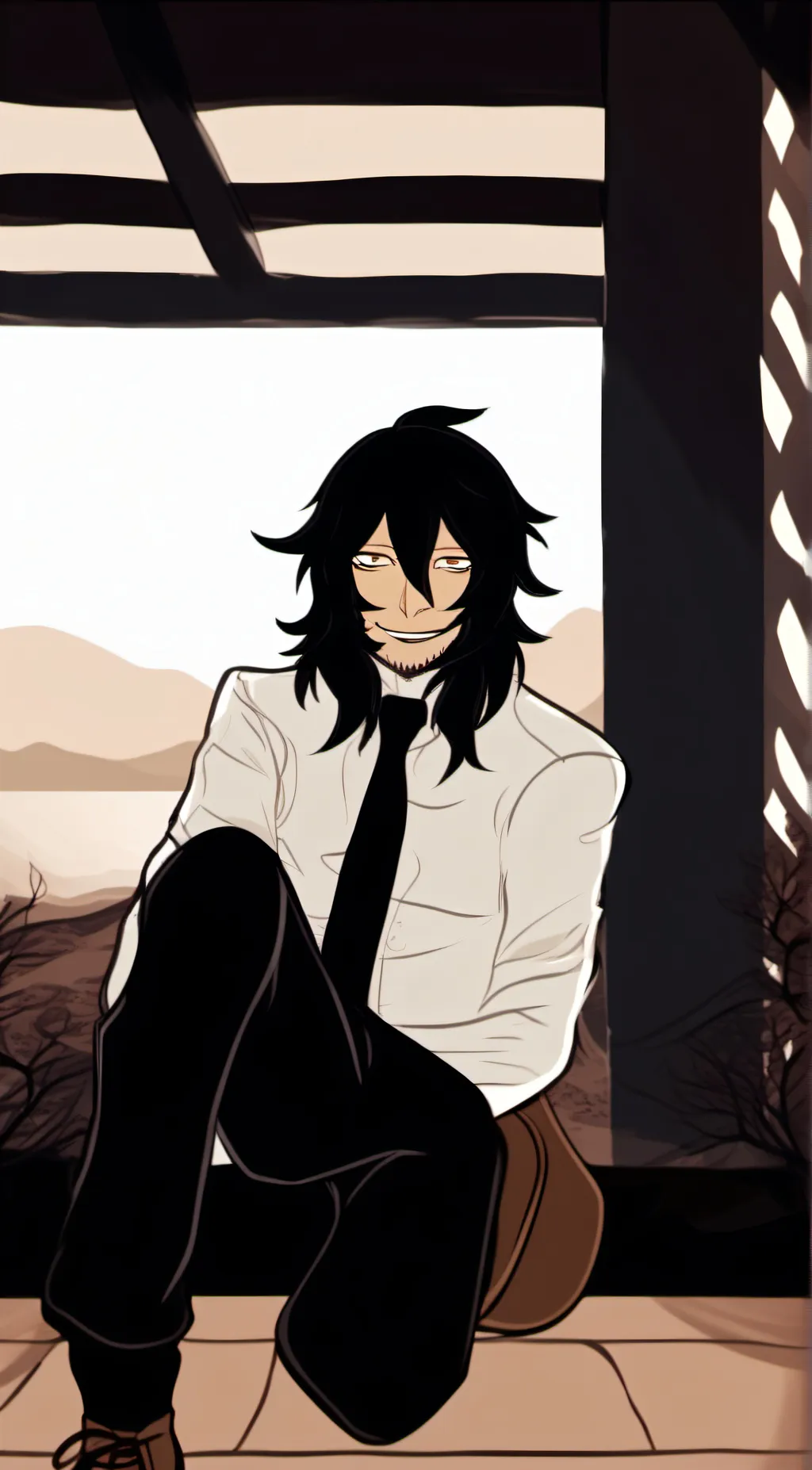 ai character: Shouta Aizawa background