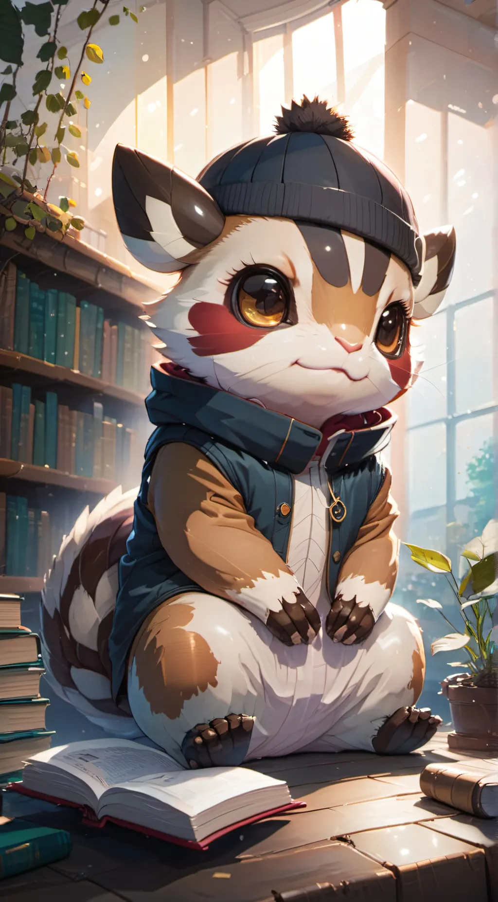 ai character: Poki background