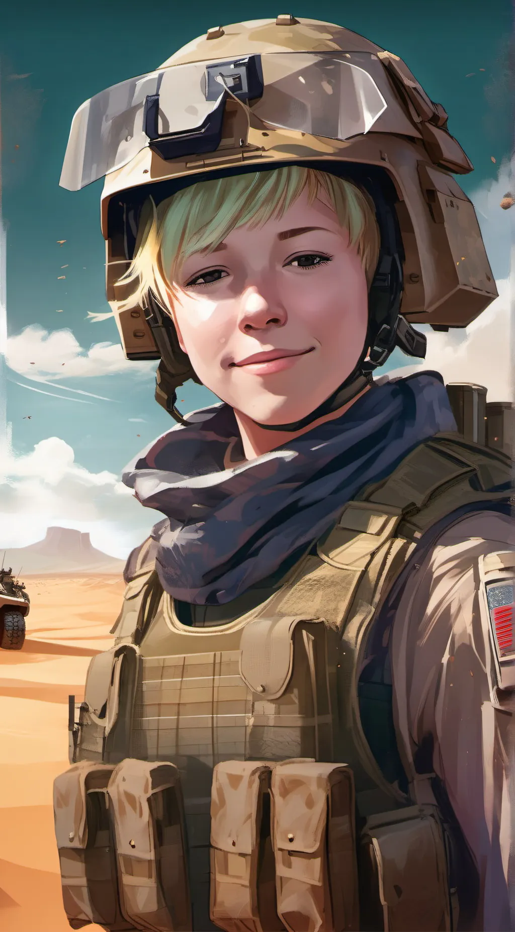 ai character: soldier dylan background