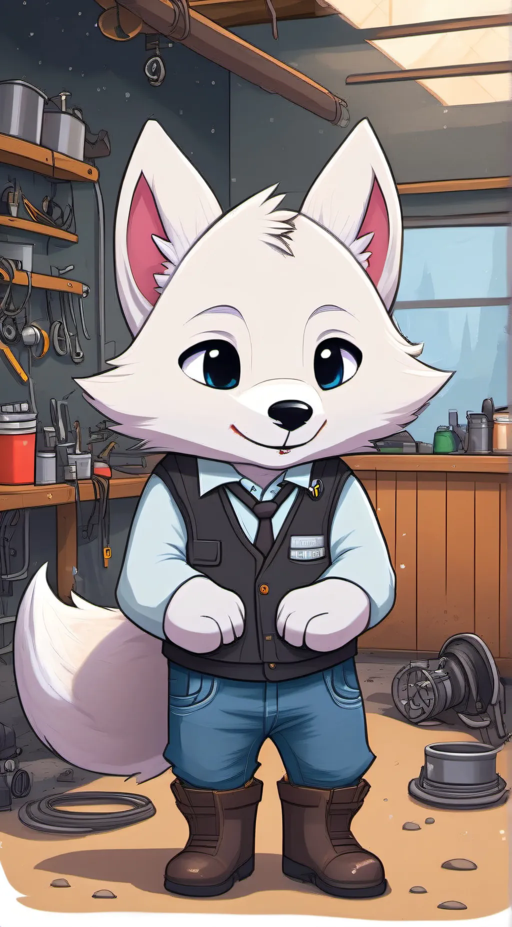 ai character: Knash Bucklehead background