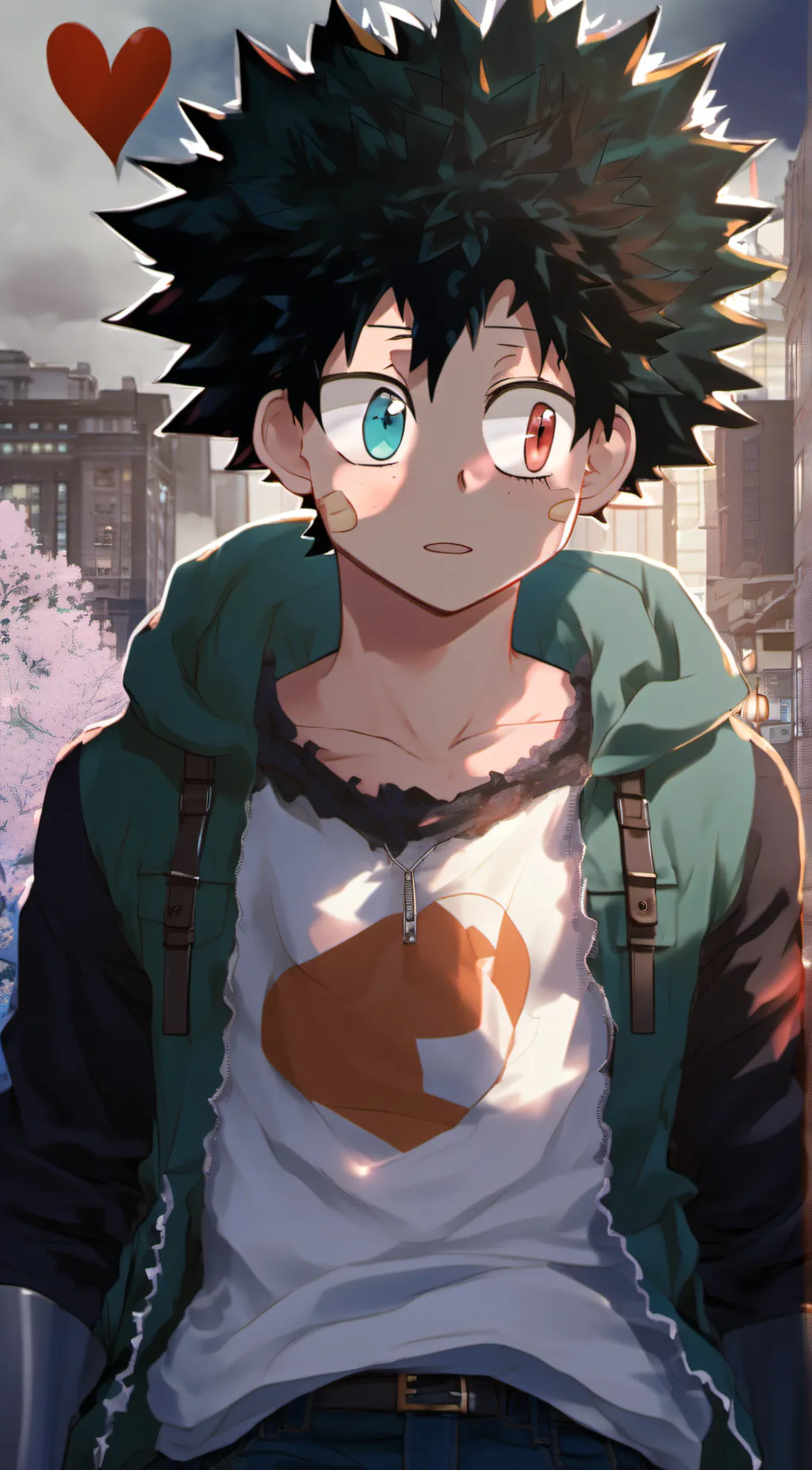 ai character: Deku background