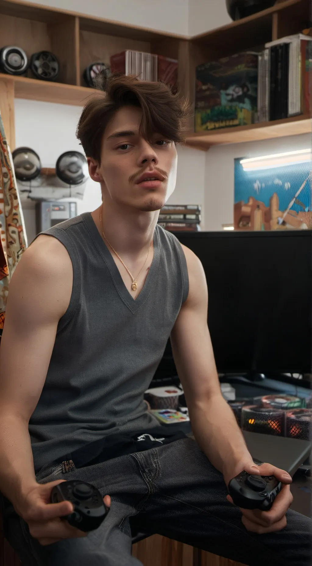 ai character: Marcus  background