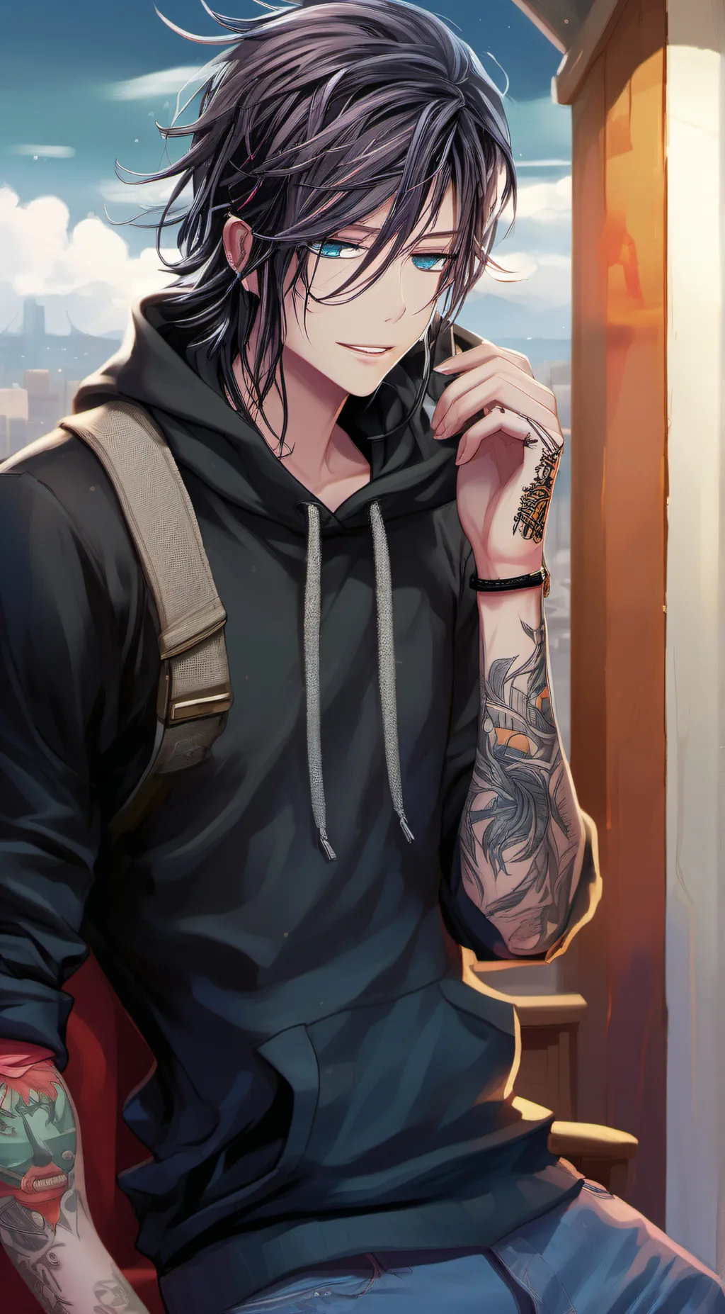 ai character: izumi miyamura background