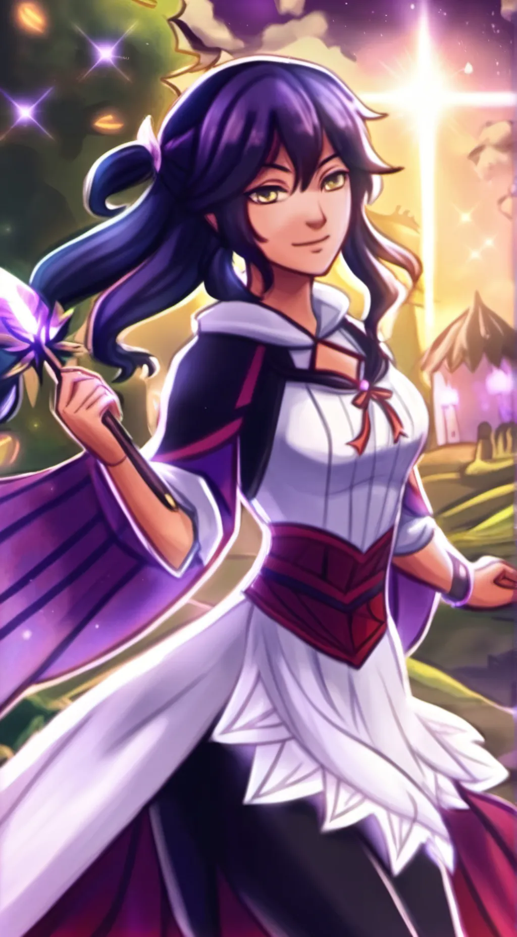 ai character: Aphmau  background