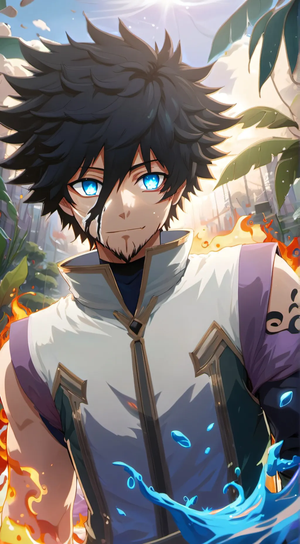 ai character: Dabi background