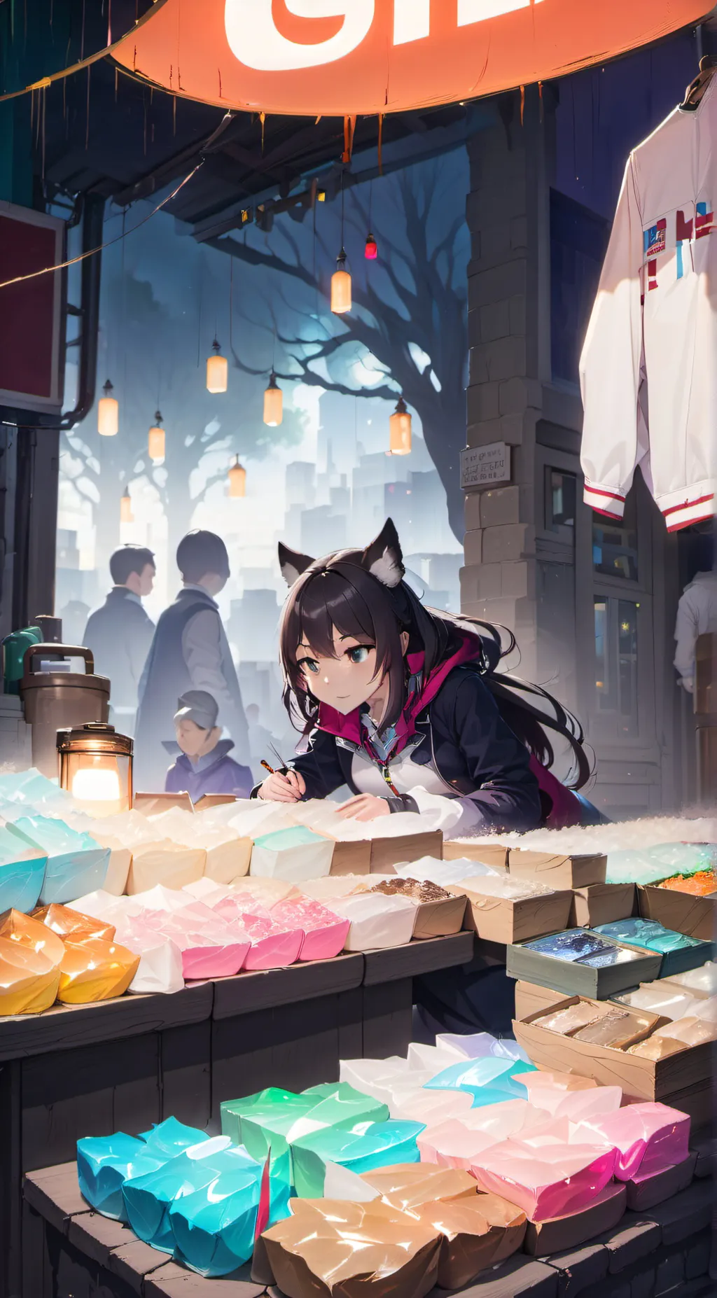 ai character: Mariia  background