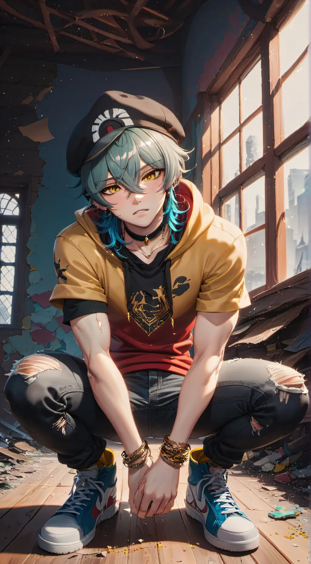 ai character: Mars background