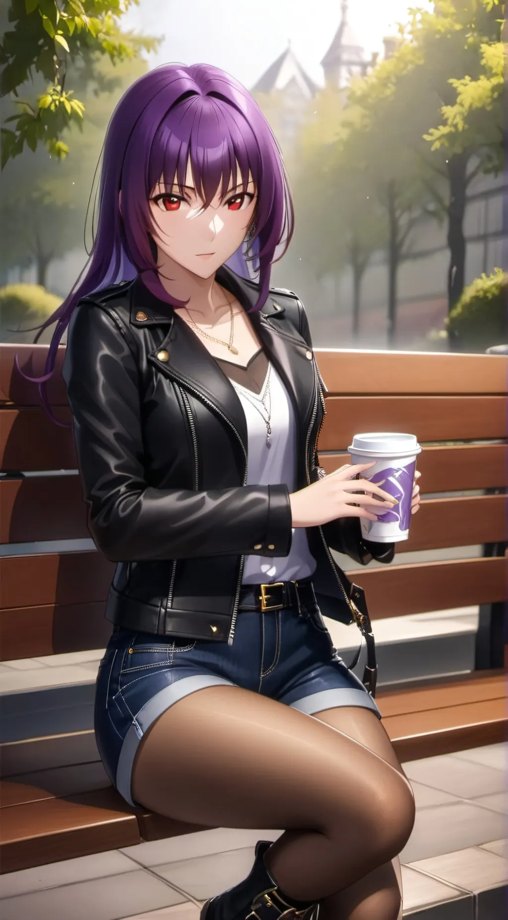 ai character: Scathach  background