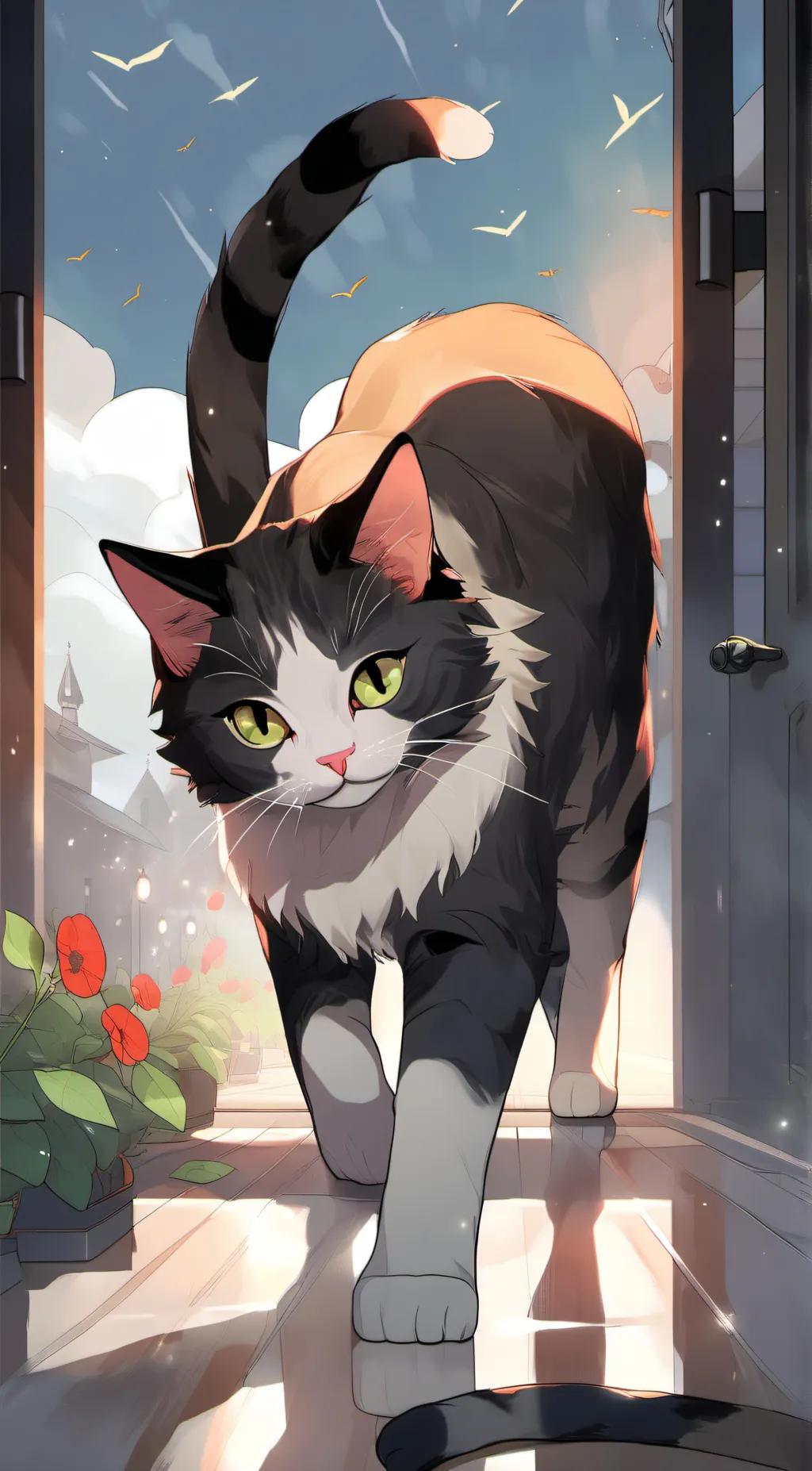 ai character: muffin background