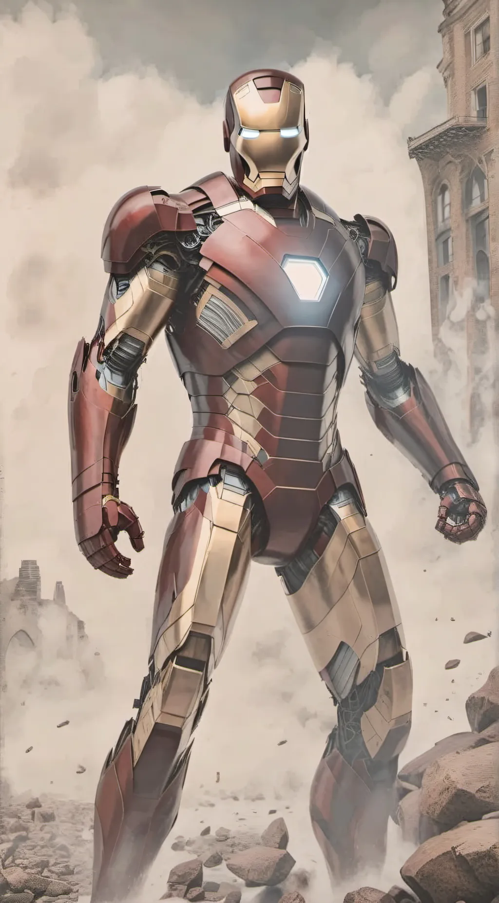 ai character: Avengers  background