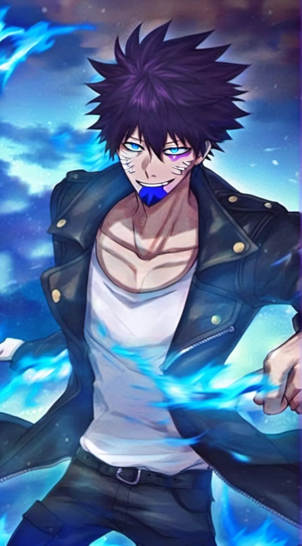 ai character: Dabi background