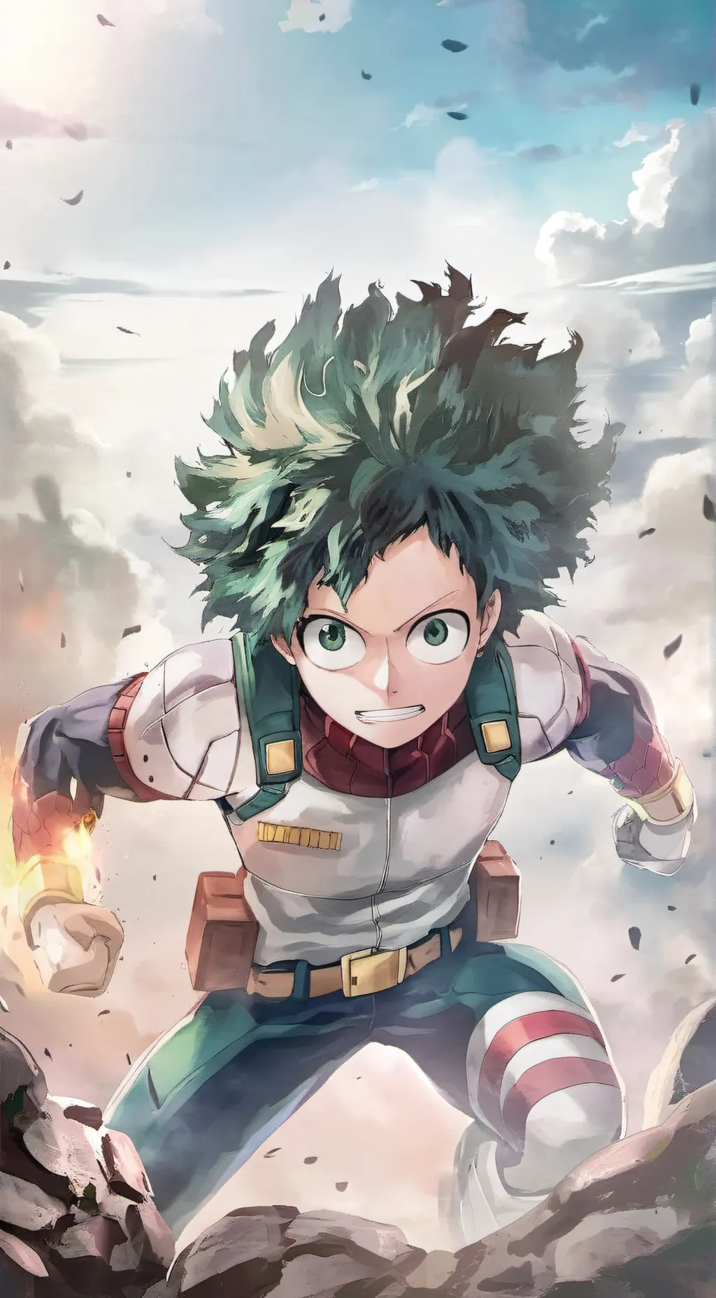 ai character: deku  background