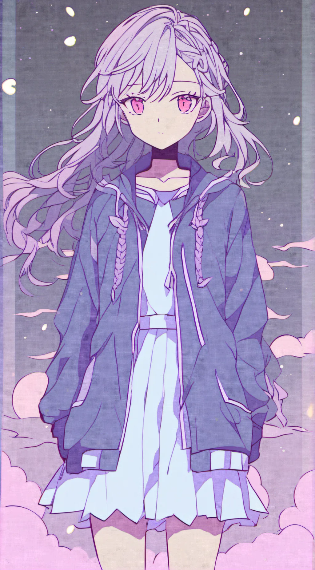 ai character: Lori strawberries background