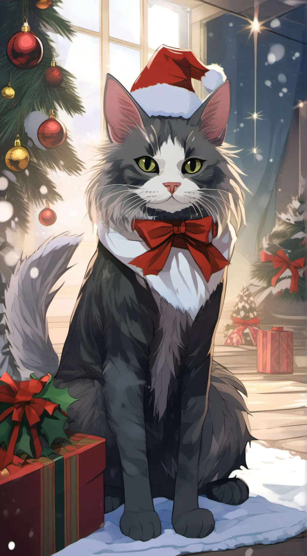 ai character: Yuki  (~ 雪猫 ~) background