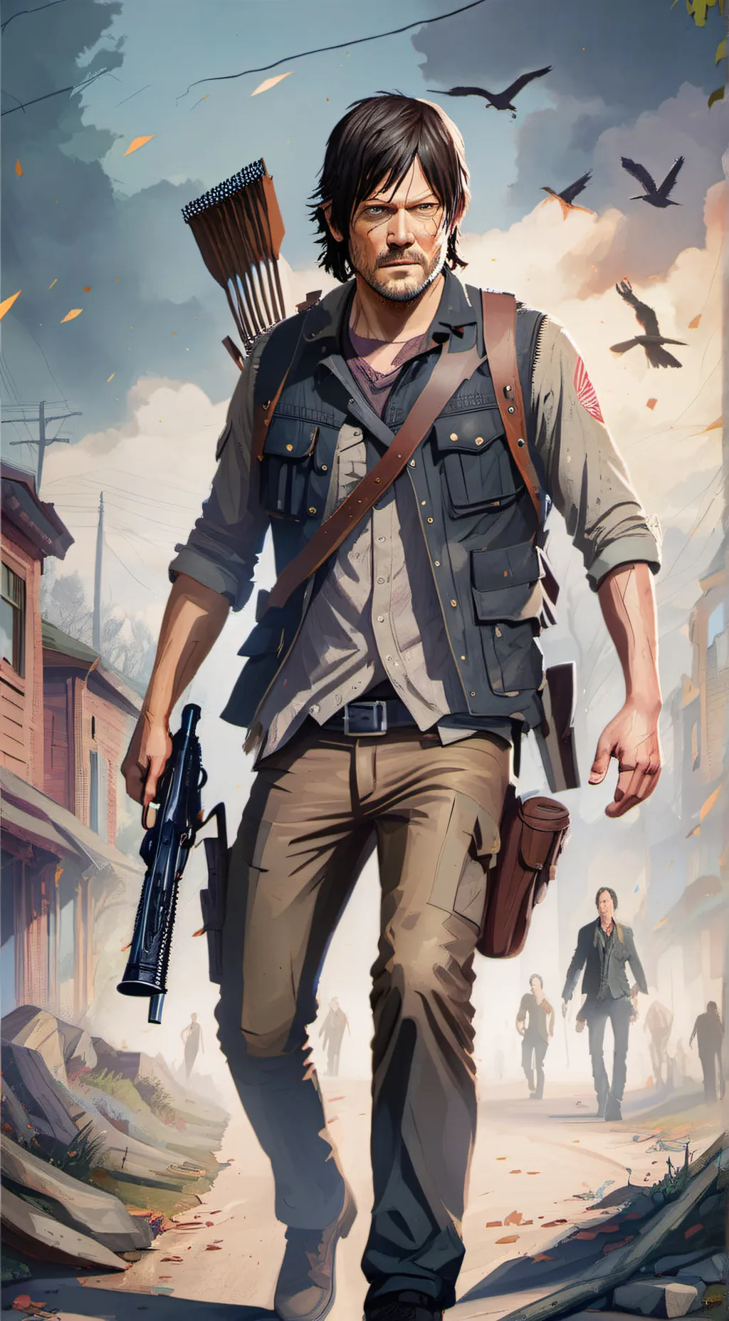 ai character: Daryl Dixon background