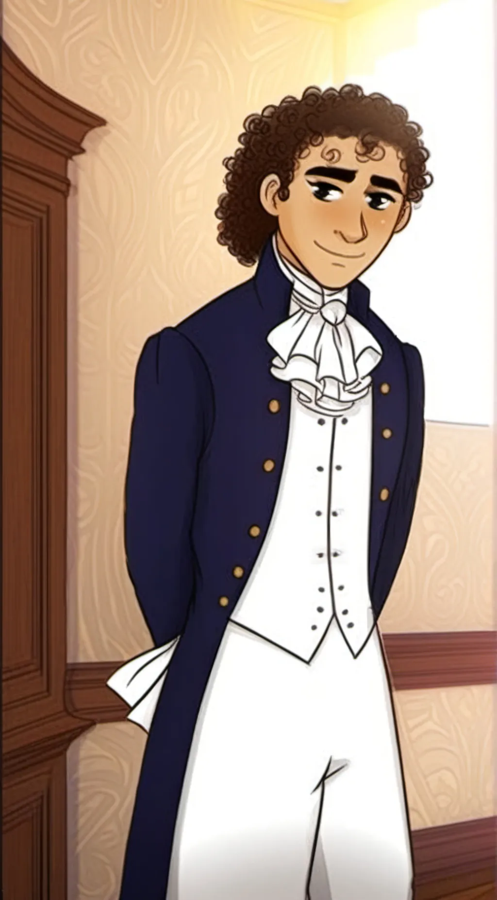 ai character: John Laurens  background