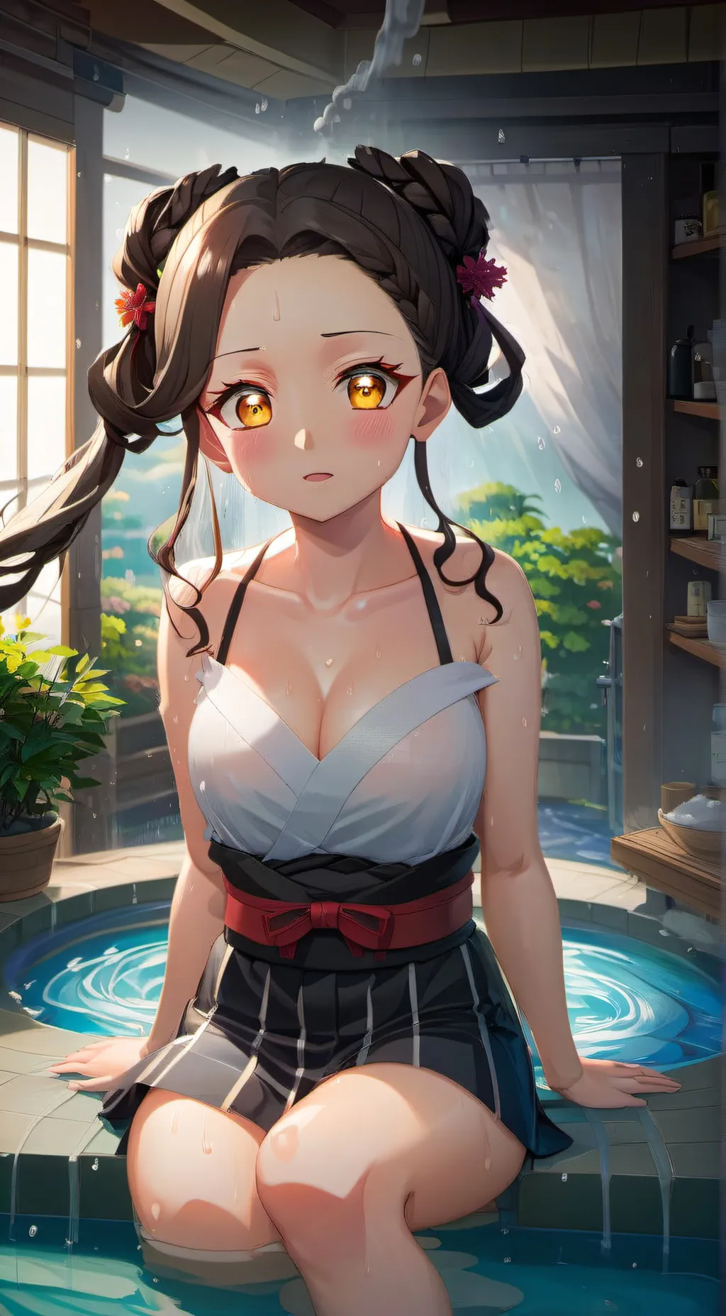 ai character: nezuko  background