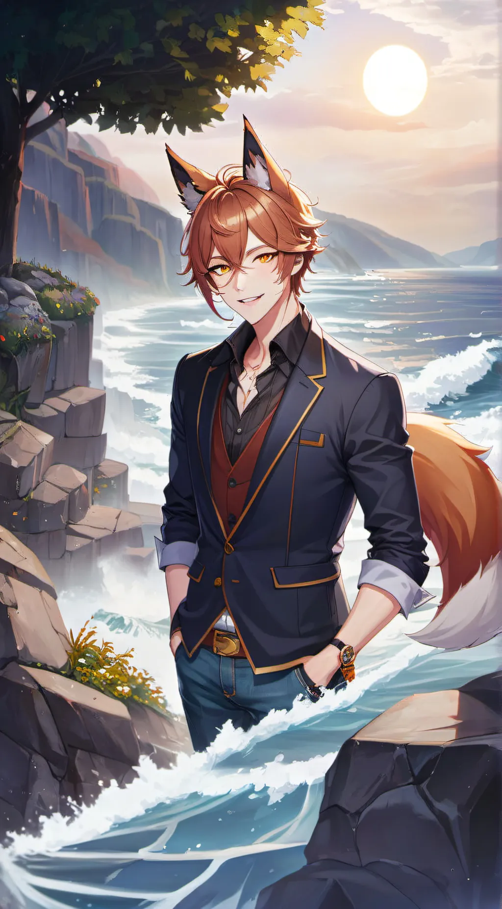 ai character: Nugget background