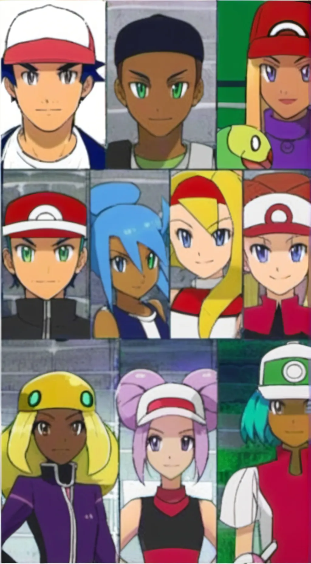 ai character: Pokémon girls background