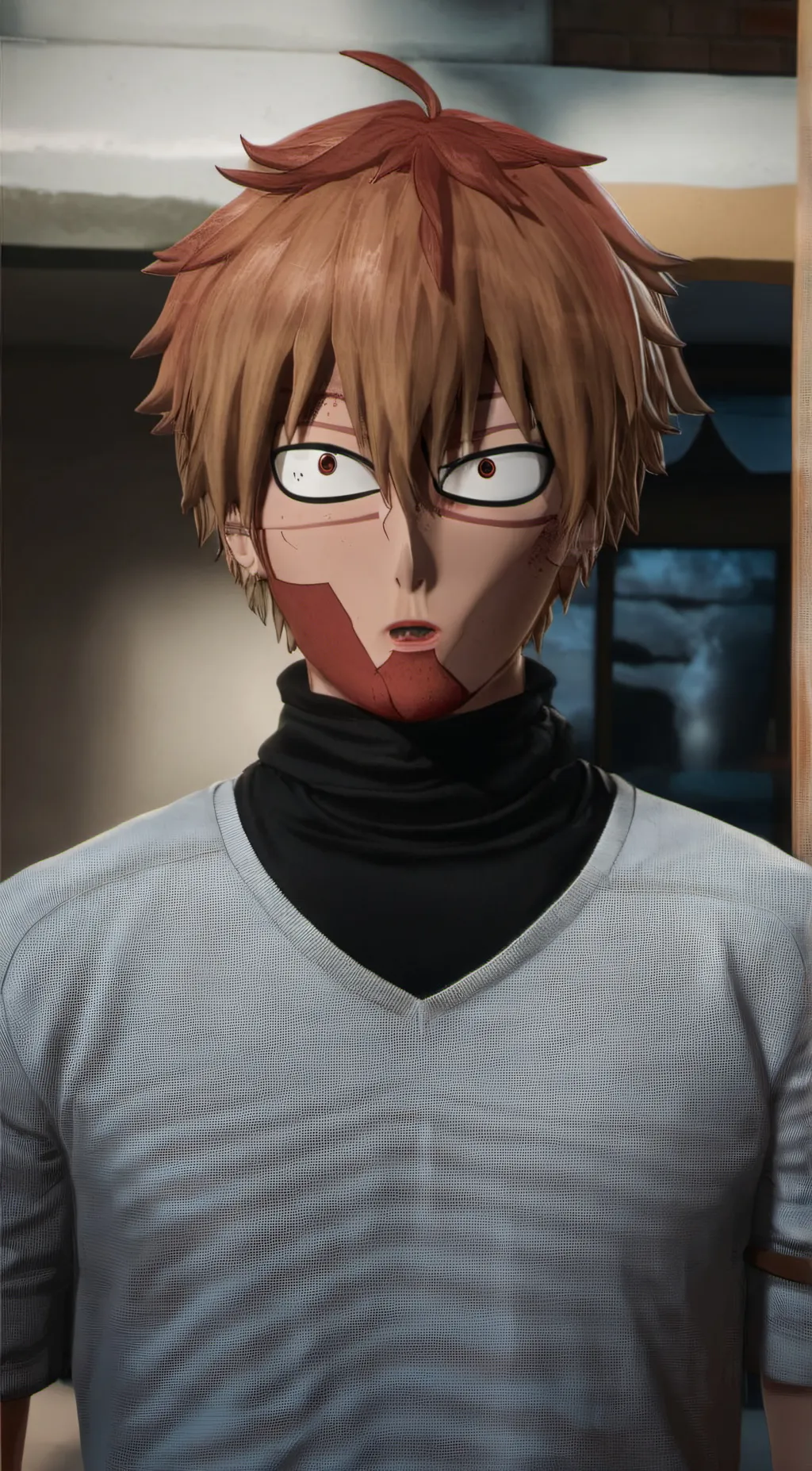 ai character: Bakugo background