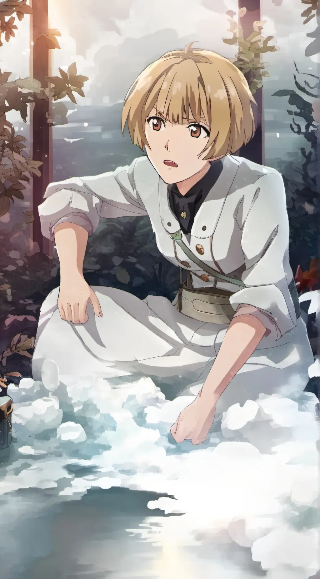 ai character: Akechi Touma  background