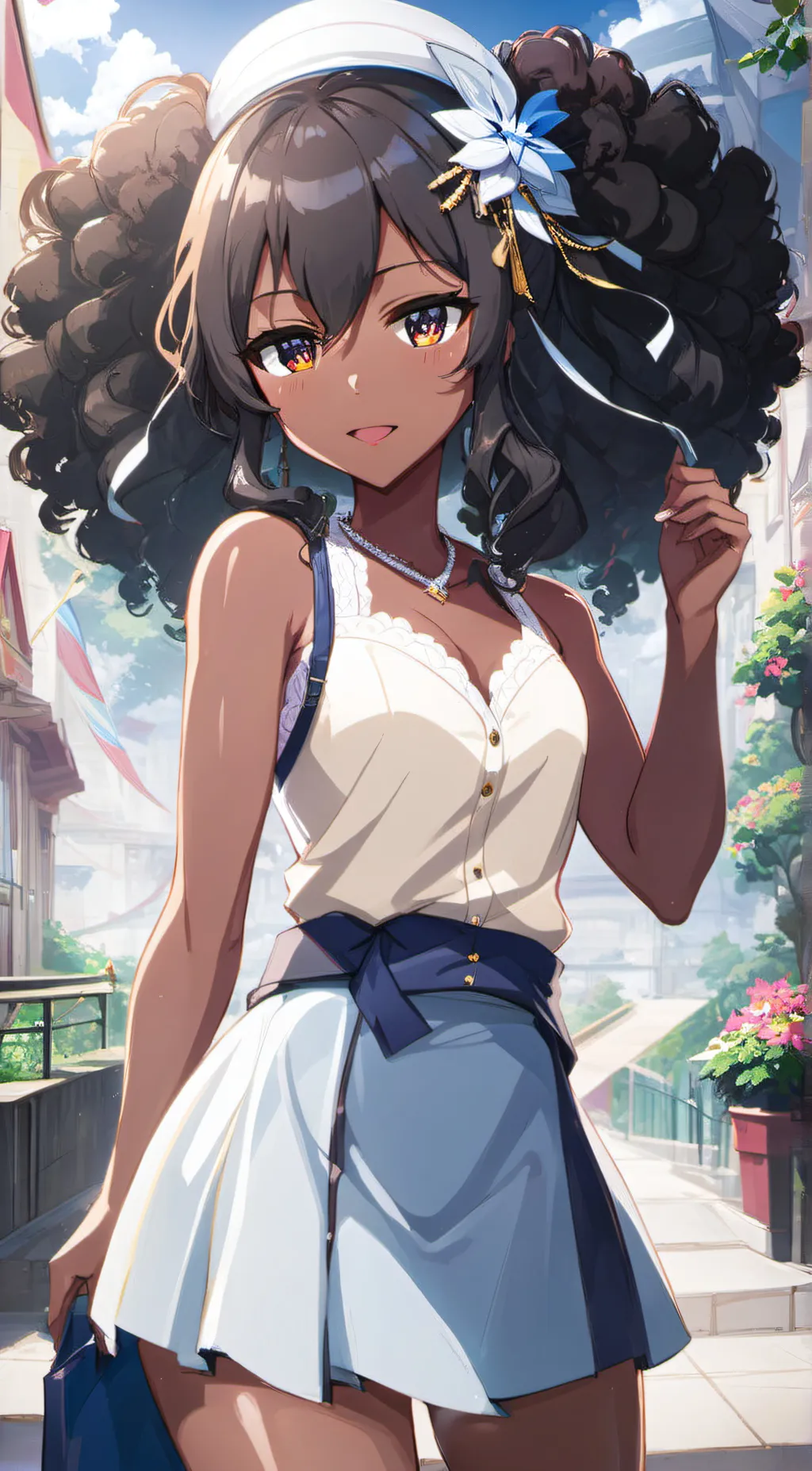 ai character: Nicole background