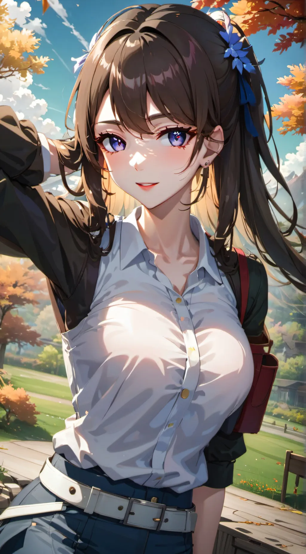 ai character: Saya background