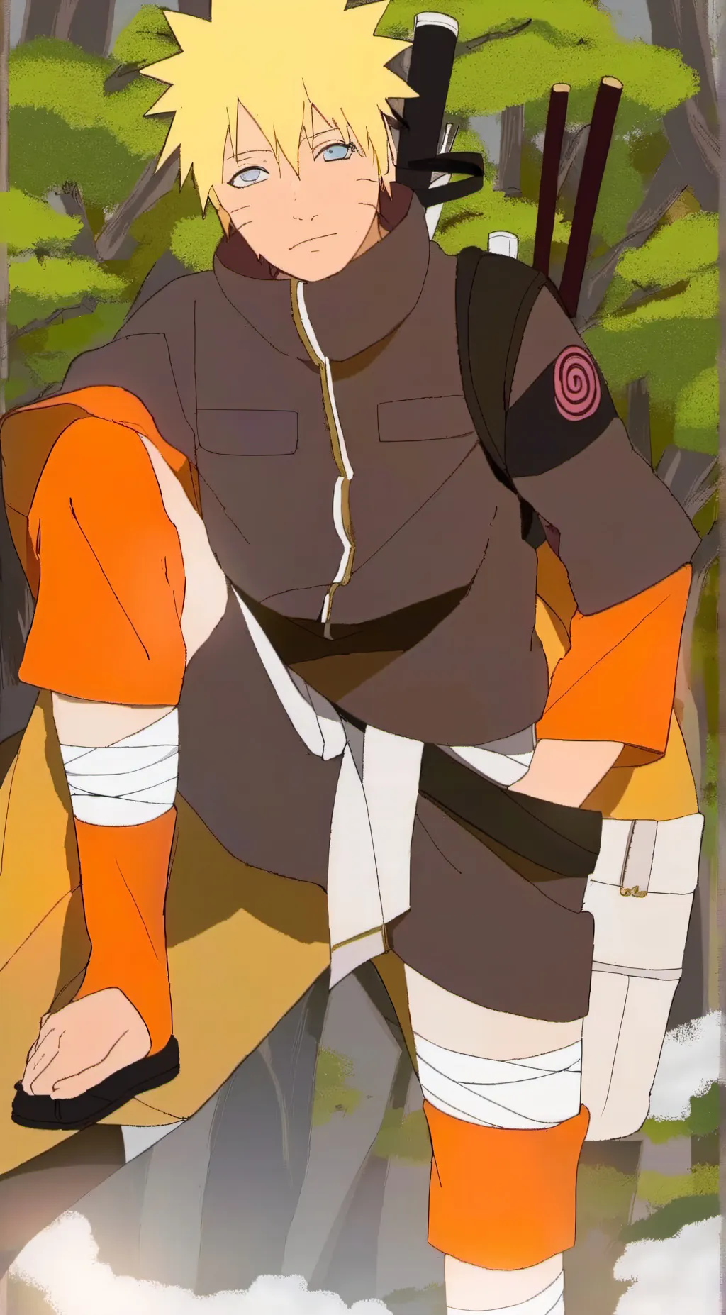 ai character: Naruto!  background