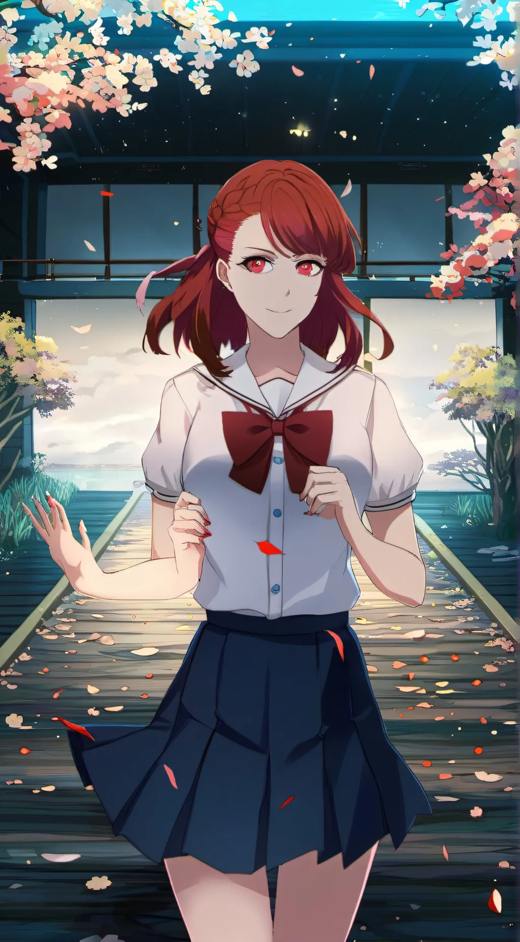 ai character: akane  background