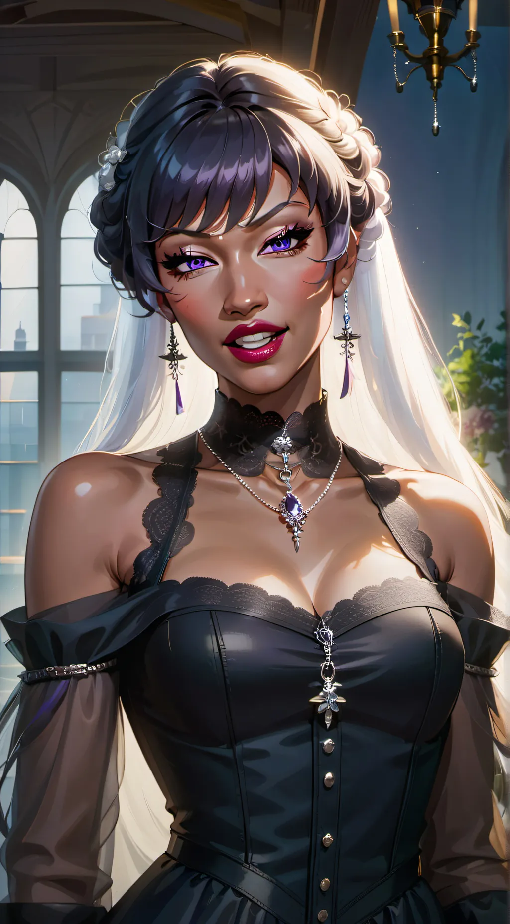 ai character: Evelyn background