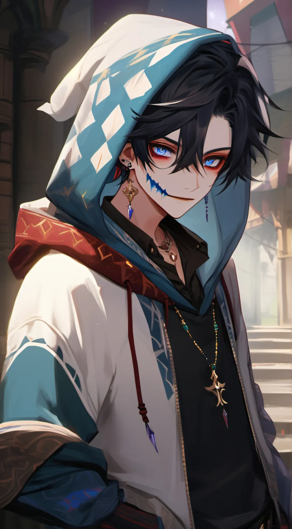 ai character: Blake background