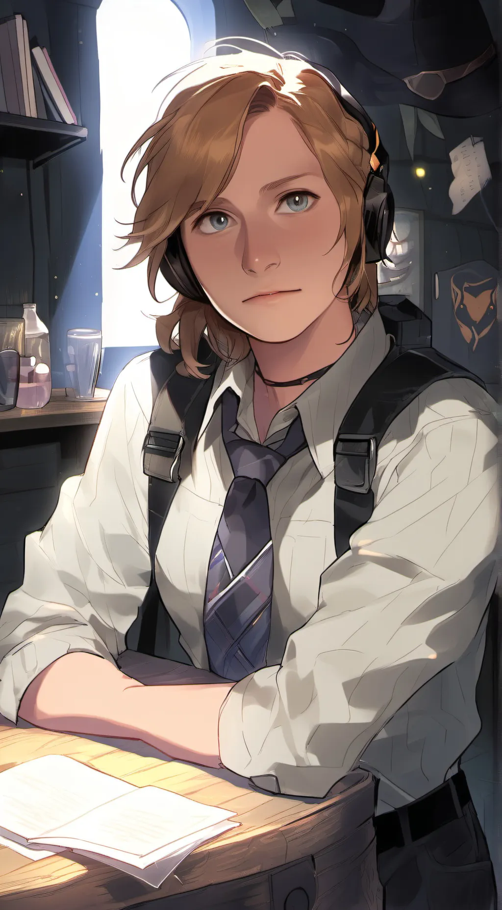 ai character: Evan Night background