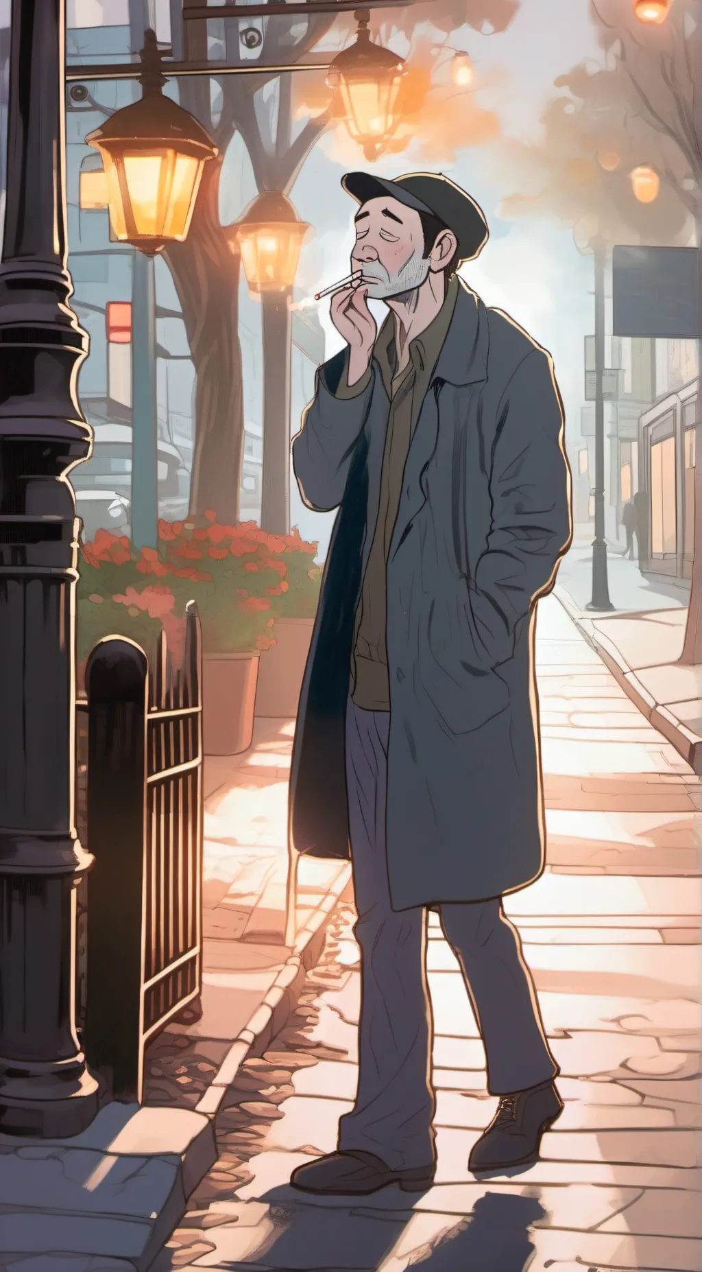 ai character: Doomer  background