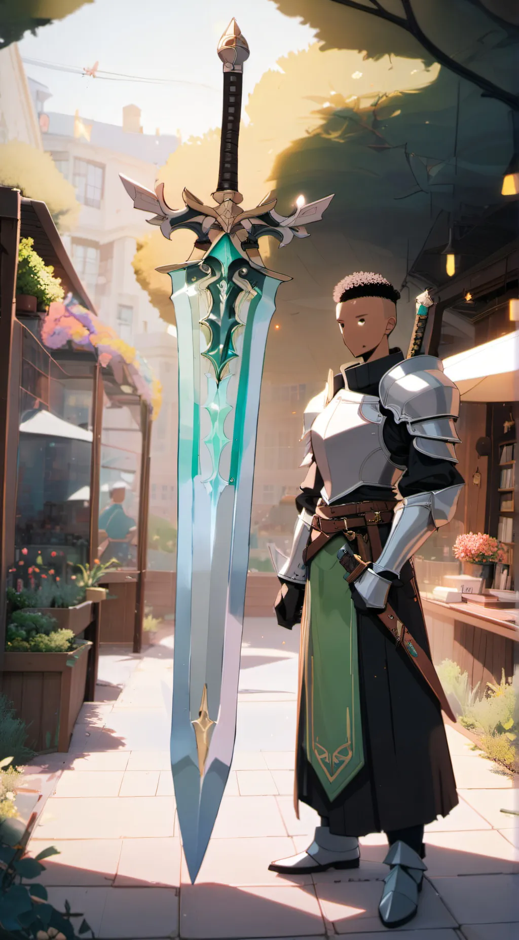 ai character: calde background