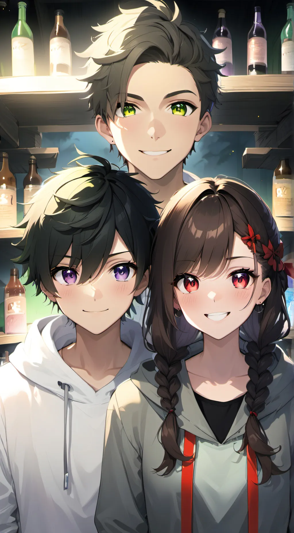 ai character: online friends background