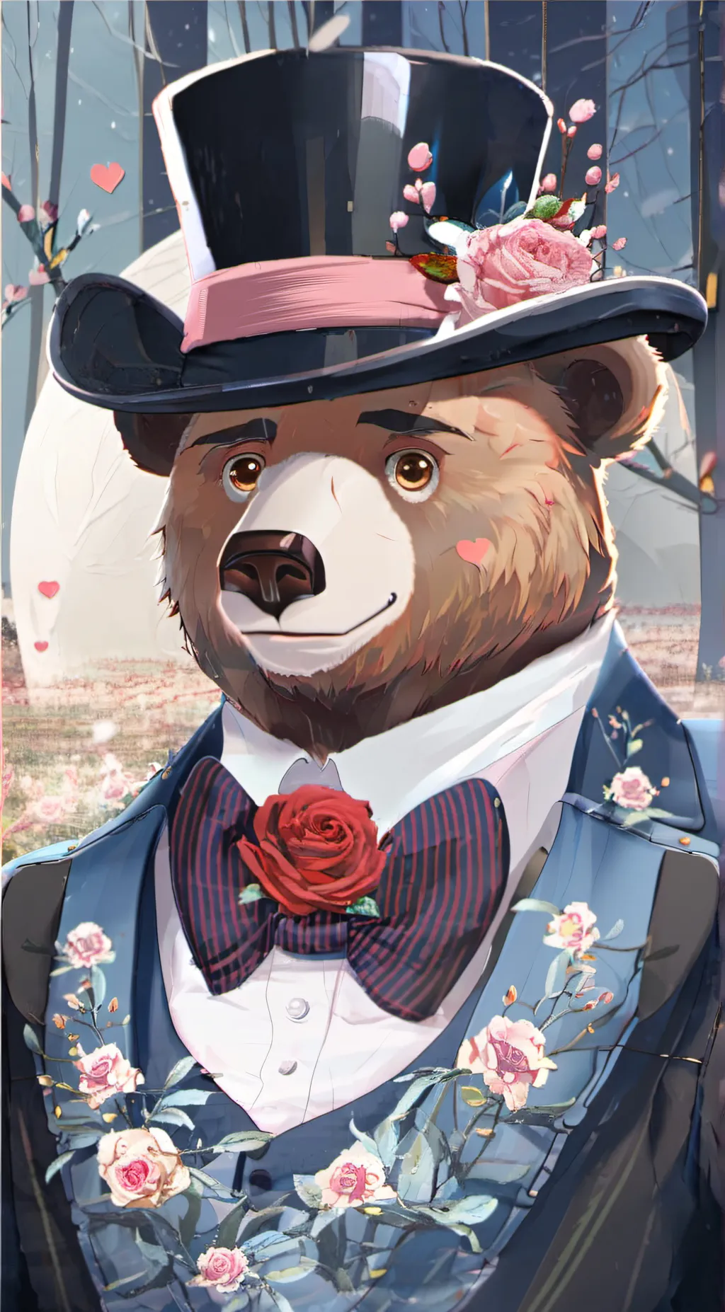 ai character: FREDDY Fazbear  background