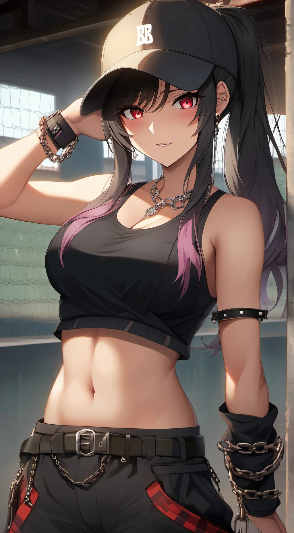 ai character: Komi  background